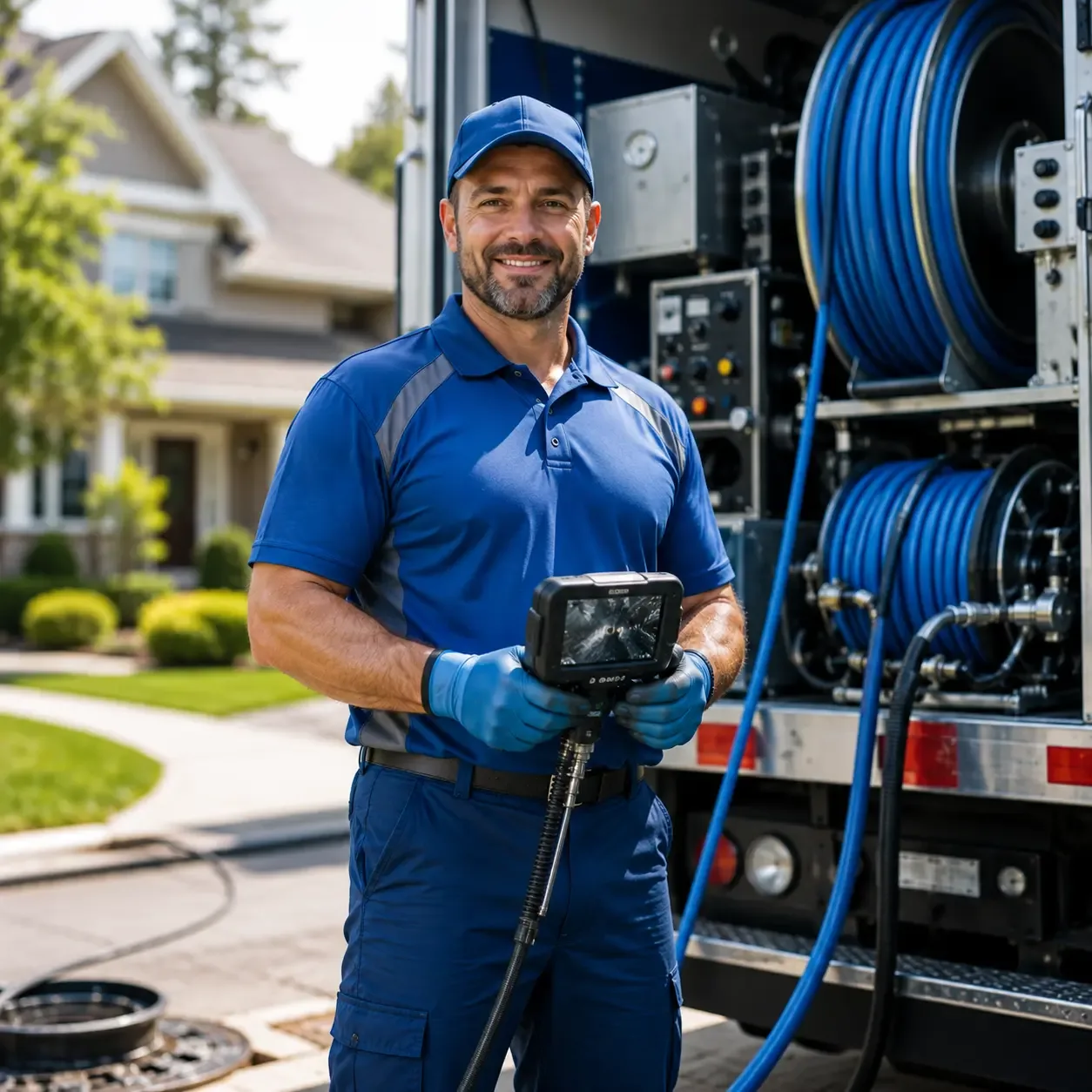 Local outdoor drain cleaning specialists in Carsonville, MI